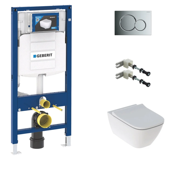 GEBERIT комплекты 500.300.21.S SET Geberit Smyle Square (500.683.01.1)