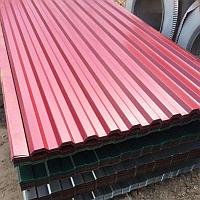 Металлошифер, Цвет: Зелёный, Раскрой(м): 1.68х1.19;1.77х1.16