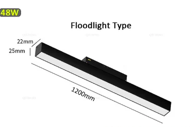 Трековый светильник 120 см линейный для магнитной системы 48 W, 4000K линейный - фото 1 - id-p102808877