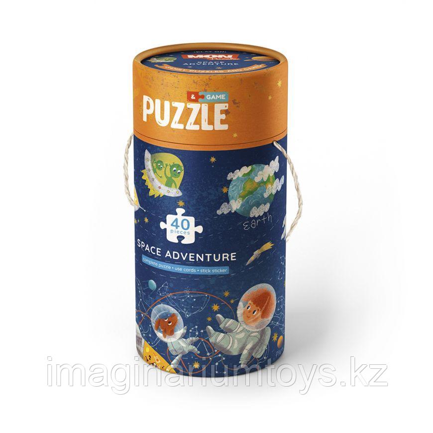 Пазл игра 2 в 1 Космическое приключение  Mon puzzle