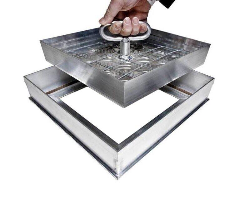 Люк напольный скрытый Инспектор 30х30 см, фото 1