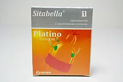 Презервативы с усиками Sitabella Platino condom цунами и продлевающий эффект