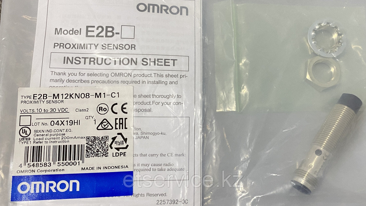 Индуктивный датчик E2B-M12KN04-M1-C1 OMRON