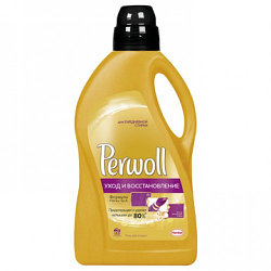 Perwoll жидкое средство для стирки уход и восстановление 1л 16ст