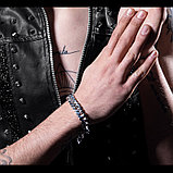 Комплект мужской цепь+браслет  "Босс lux" сталь с титаном, фото 6