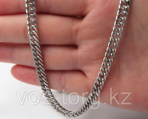 Комплект мужской цепь+браслет "Босс lux" сталь с титаном - фото 8 - id-p102823126