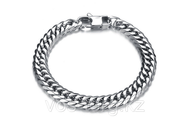 Комплект мужской цепь+браслет "Босс lux" сталь с титаном - фото 5 - id-p102823205