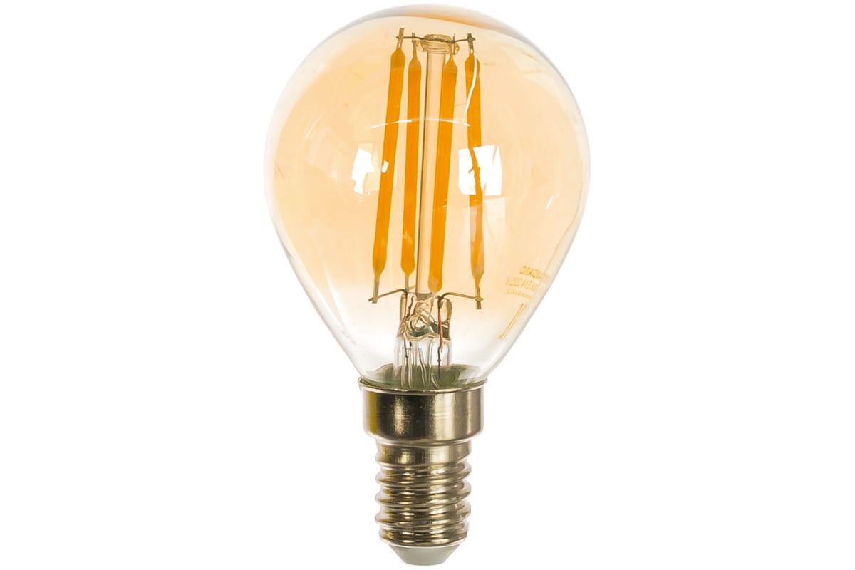 Лампа ES LED Classic F G45 6W 3300K E14 - фото 1 - id-p102825567