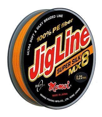 Шнур JigLine Super Silk 0,16мм 13,0кг 150м оранж.