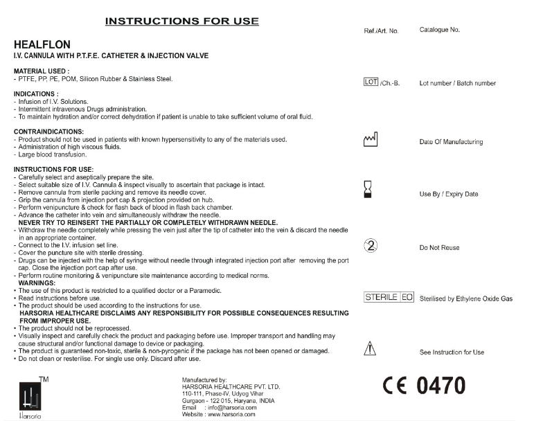 Канюля внутривенная Healflon Safety с катетером и клапаном для инъекций. Размеры: 18G,20G,22G,24G - фото 3 - id-p102838932