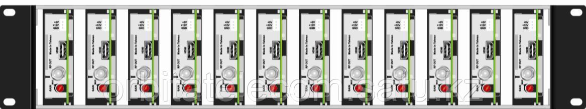 M-520 DM 2U - модульная станция на 10 блоков, цифровые HD/SD модуляторы QAM - фото 4 - id-p102841408