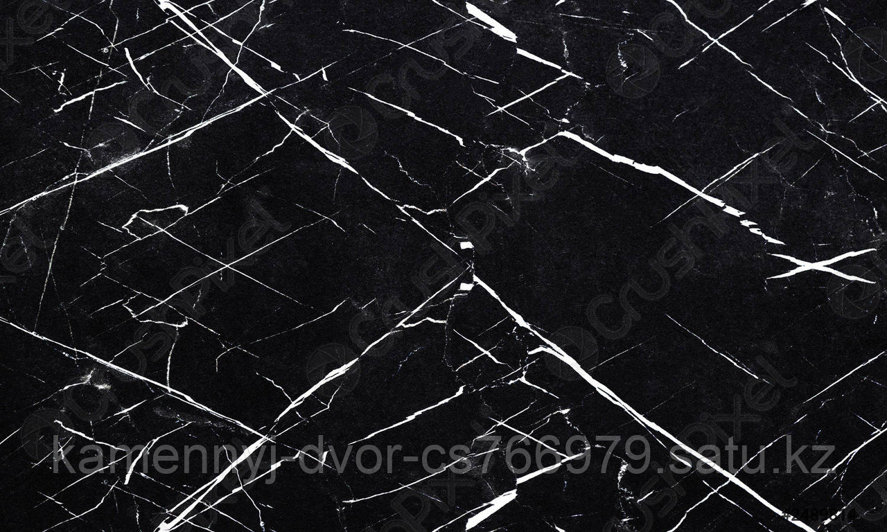 Чёрный мрамор Nero Marquina - фото 2 - id-p102854230