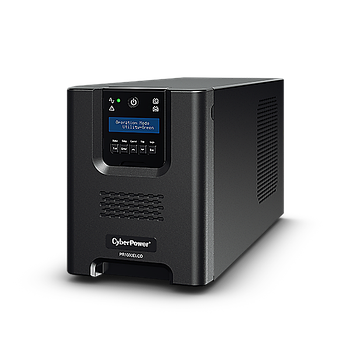 Line-Interactive ИБП, CyberPower PR1000ELCD, выходная мощность 1000VA-900W, Чистая синусоида, LCD, AVR, EPO,