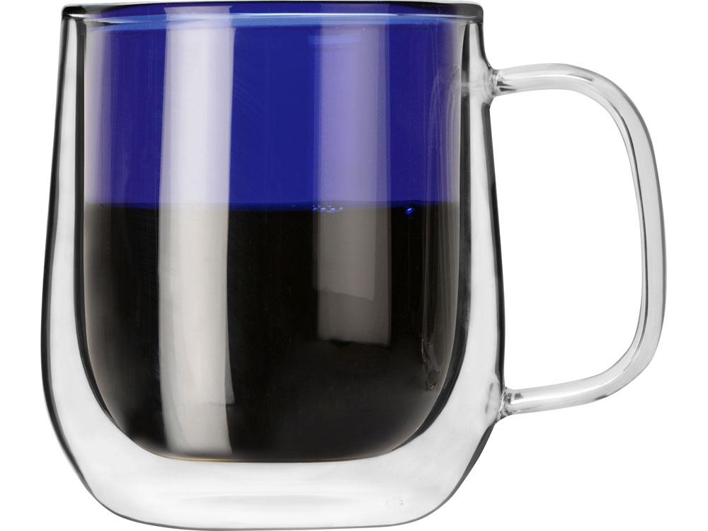 Цветная кружка Ubud с двойными стенками, синий - фото 2 - id-p99588435