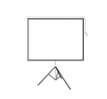 Экран на треноге Deluxe DLS-T244x183W, Раб. поверхность 244х183 см.