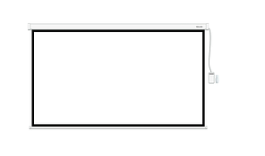 Экран моторизированный (с пультом Д/У) Deluxe DLS-ERC221x121W (87"х47"), Ø - 98", 16:9