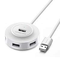 Ugreen CR106 USB разветвитель универсальный USB 4 Port 1m 4xUSB 2.0 белый