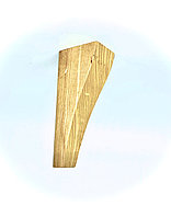 Ножка мебельная, деревянная, конус с наклоном 15 см