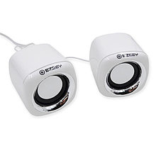 Колонки 2.0 EZEEY A1, USB, белый