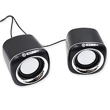 Колонки 2.0 EZEEY A1, USB, чёрный
