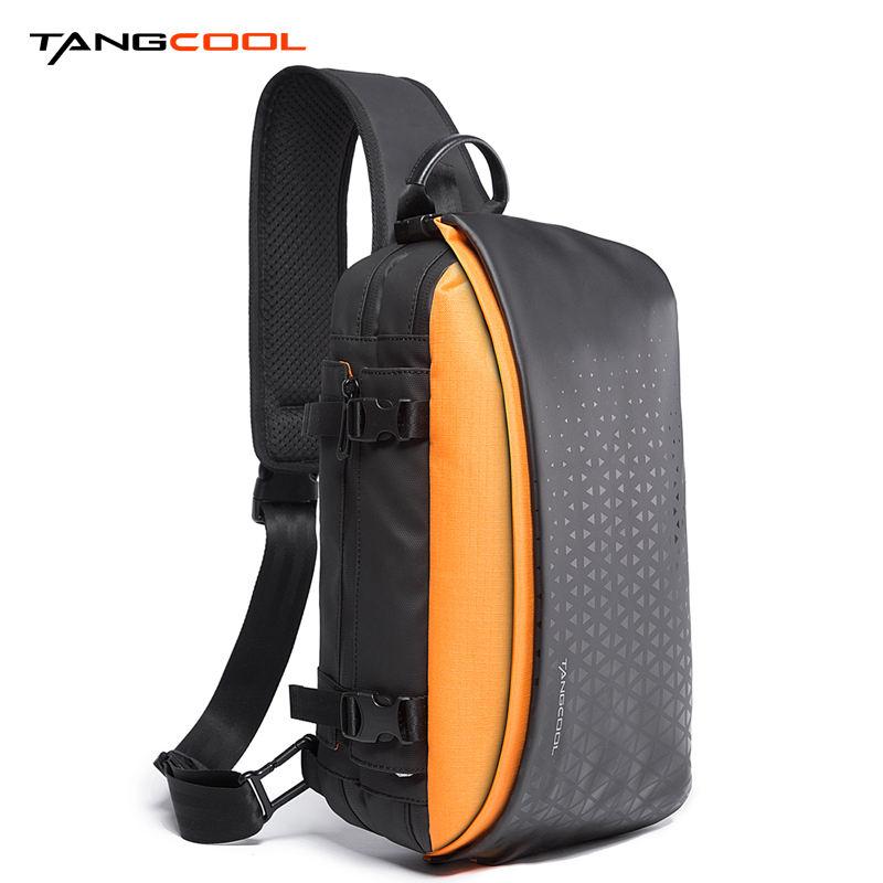 Кросс-боди сумка слинг Tangcool TC-22027 (оранжевая)