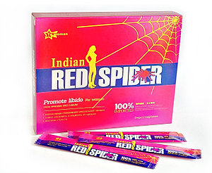 Женские возбуждающие капли - "RED SPIDER Indian" (Индийский Красный паук), 12 шт