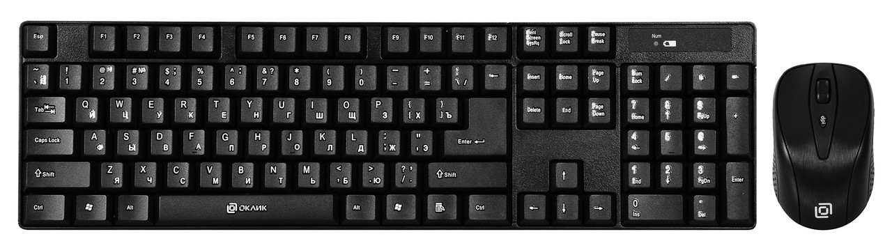 Клавиатура + мышь Oklick 210M