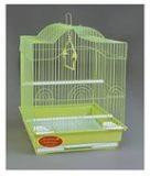 Клетка для мелких и средних птиц, модель А413 Gold, 34,5*28*47 см, золотая