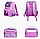 Рюкзак школьный для девочек "Единорог", фиолетовый., фото 7