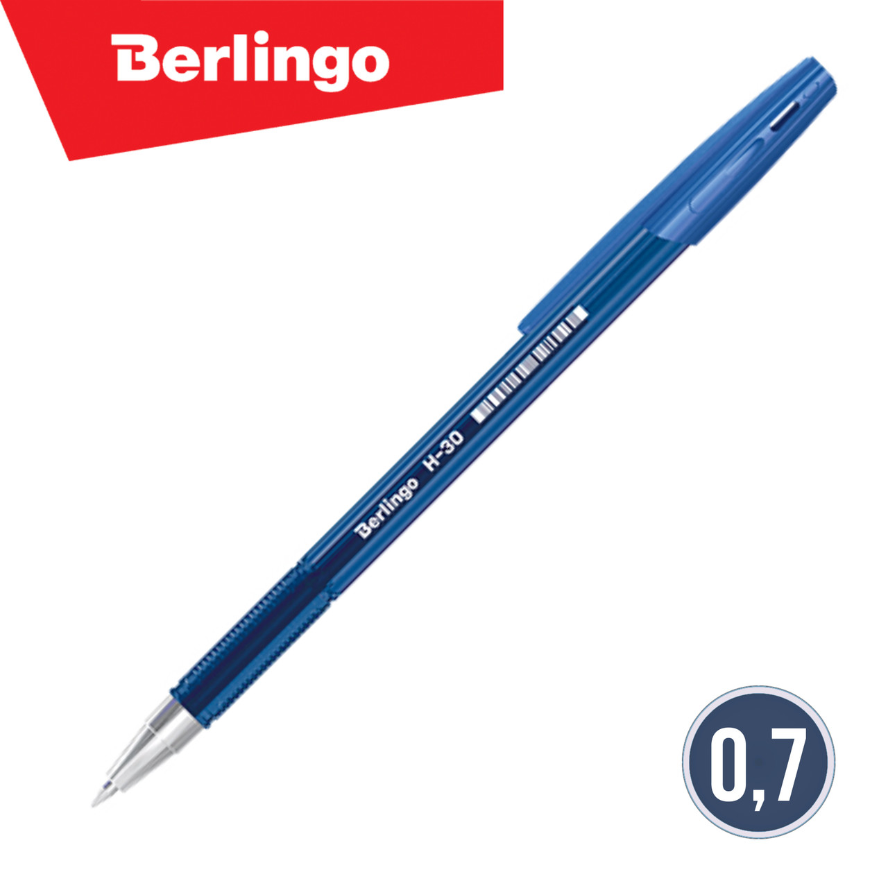Ручка шариковая Berlingo Н-30 синяя 0,7мм - фото 1 - id-p102894495