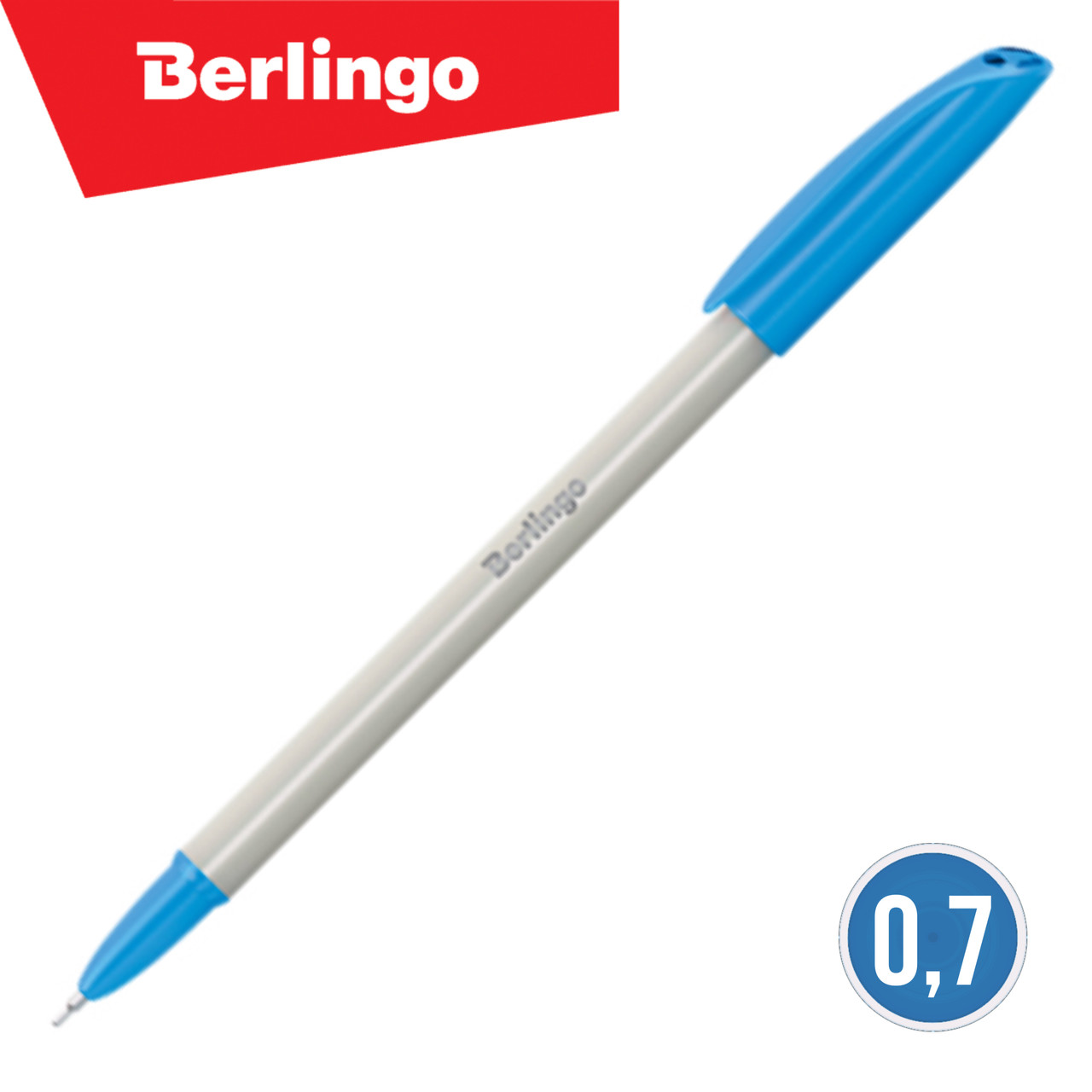 Ручка шариковая Berlingo Perlamutik синяя 0,7мм - фото 1 - id-p102894503