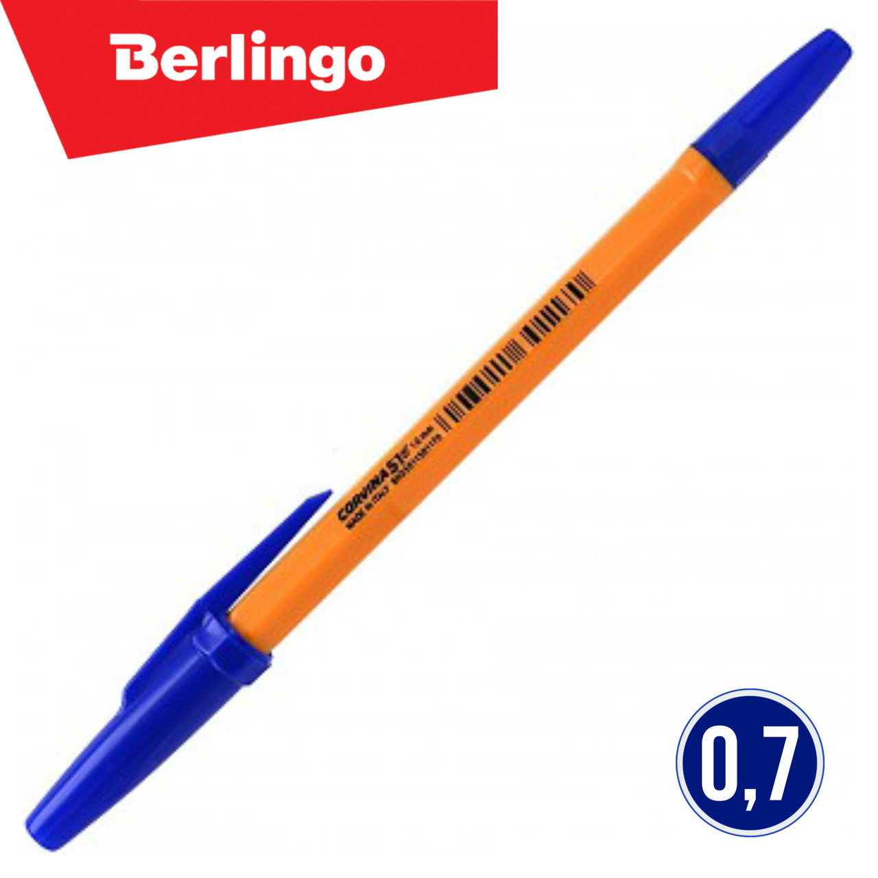 Ручка шариковая Berlingo Corvina 51 Vintage синяя, 1.0 мм
