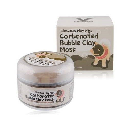 Очищающая пузырьковая маска с белой глиной (100 мл), Elizavecca Carbonated Bubble Clay Mask