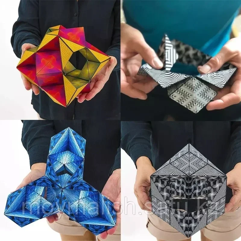 Головоломка-антистресс Евклидовый куб (Euclidean cube) / Куб - трансформер / Магнитный куб - фото 2 - id-p102903061