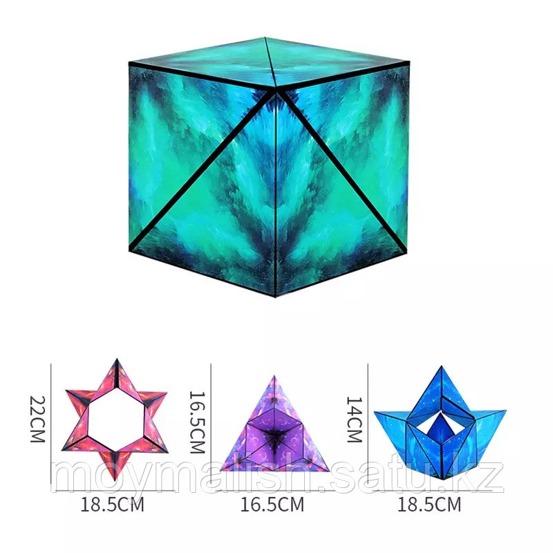 Головоломка-антистресс Евклидовый куб (Euclidean cube) / Куб - трансформер / Магнитный куб - фото 7 - id-p102903061