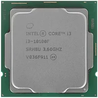 Процессор Intel Core i3-10100F Comet Lake (3600MHz, LGA1200, L3 6Mb), oem