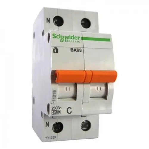 Двухполюсные автоматические выключатели (2-х полюсные) ABB, SIEMENS, Schneider Electric - фото 2 - id-p102903103
