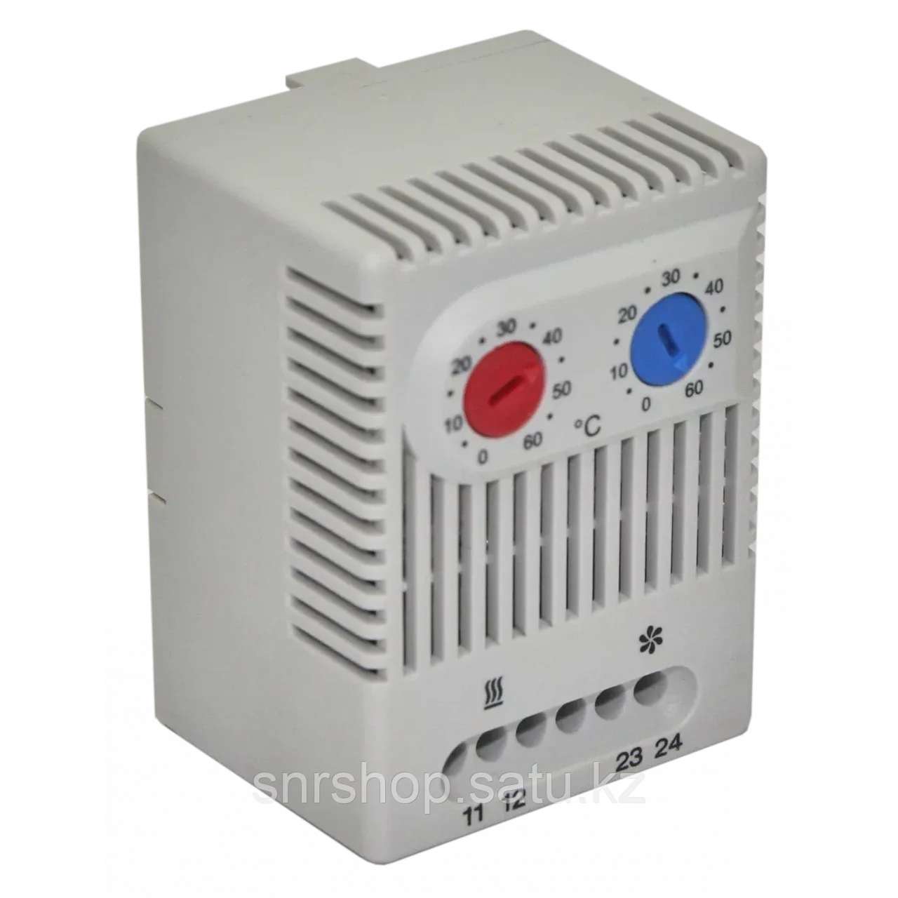 Блок управления климатом (термостат) для вентиляторов и обогревателей (сдвоенный) - фото 1 - id-p80089228