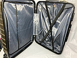 Большой пластиковый дорожный чемодан на 4-х колесах"Longstar". Высота 74 см, ширина 47 см, глубина 29 см., фото 3