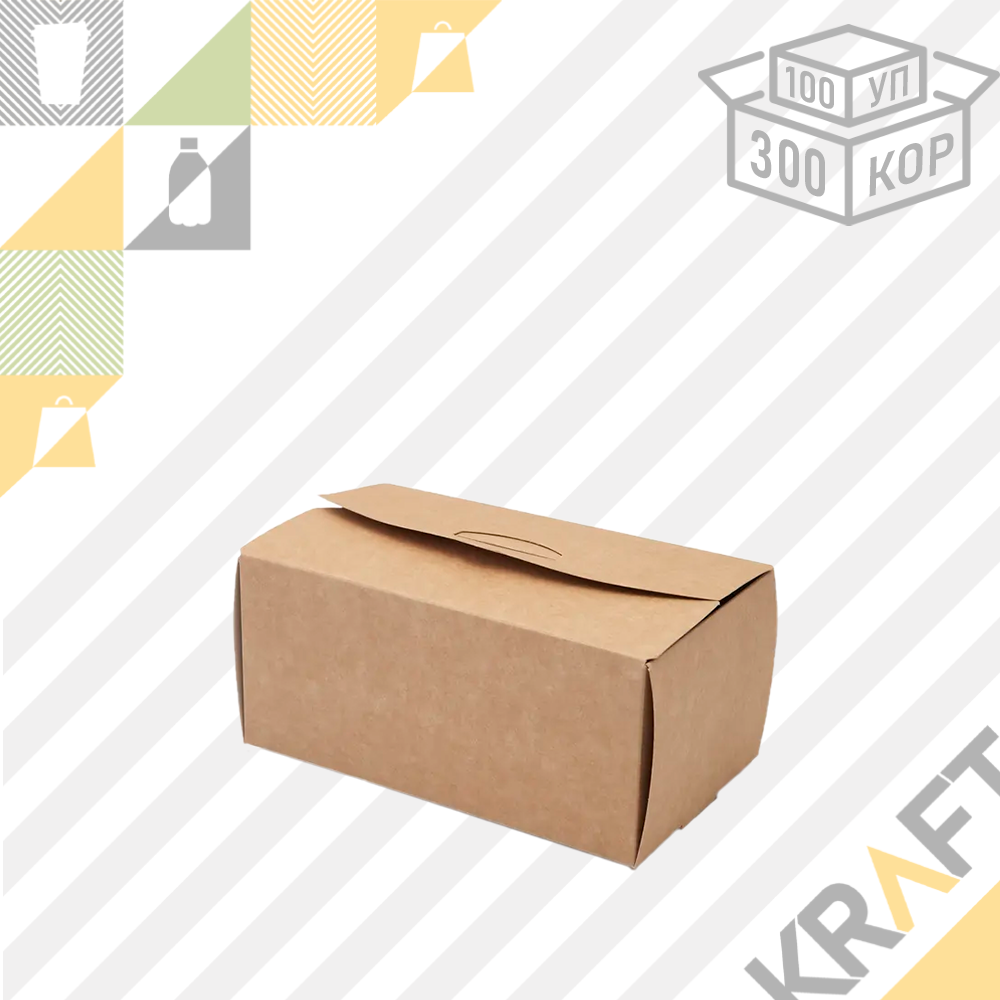 Коробка для наггетсов slide aside "L" 150х91х70 мм (100/300)
