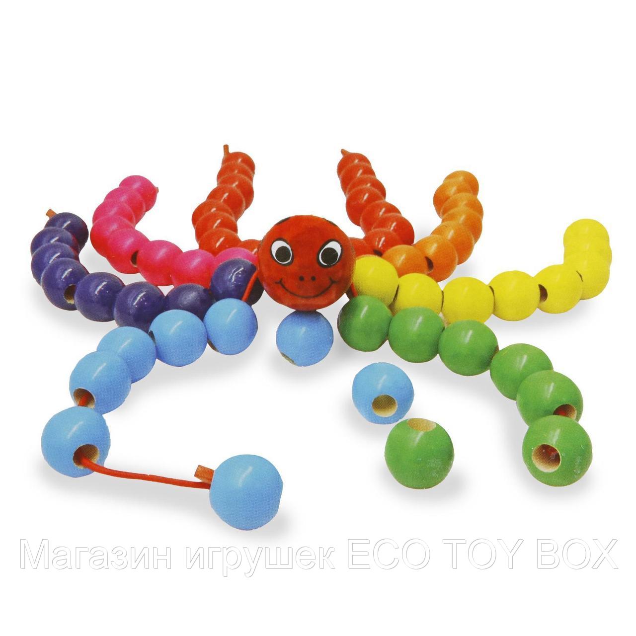 Развивающая игрушка Mapacha «Паук Бусиног», 42 см
