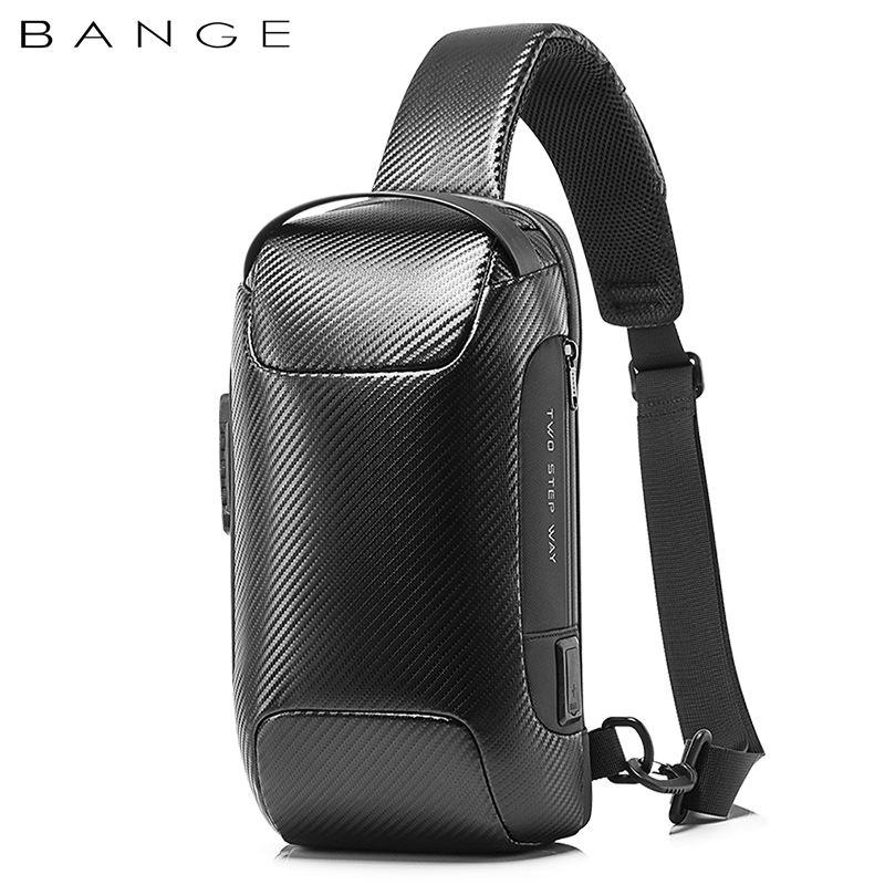 Кросс-боди сумка слинг Bange BG-22085 PLUS (черный карбон) - фото 2 - id-p102909232