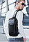 Кросс-боди сумка слинг Bange BG-22085 PLUS (черный карбон), фото 5