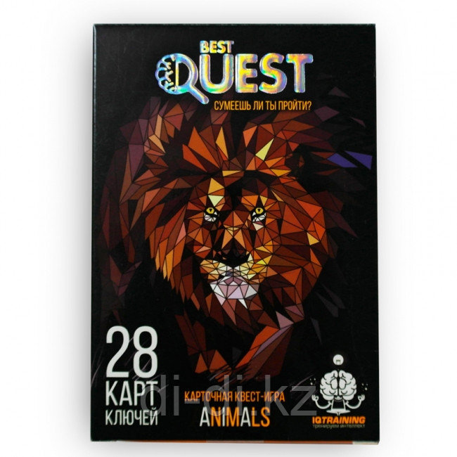 Danko Toys Карточная игра Best Quest Animals 01094