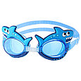 Очки шапка для плавания детские акулы, фото 3