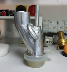 Наконечник штукатурного пистолета прямой в сборе