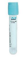 ВАКУУМНЫЙ КОНТЕЙНЕР С АНТИКОАГУЛЯНТОМ ЦИТРАТОМ НАТРИЯ 3.2% 13Х75MM объем 2мл