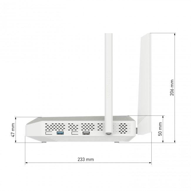 Keenetic Peak KN-2710 интернет-центр гигабитный с с Wi-Fi AC2600, 10 LAN, USB 3.0 и 2.0 - фото 3 - id-p102912910