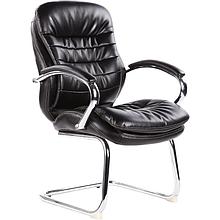 Конференц-кресло BN_Dp_EChair-515 VR рецикл. кожа черная, хром