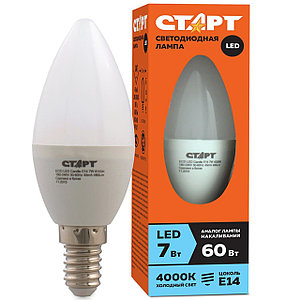 Светодиодная лампа СТАРТ LED E14 7W40